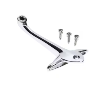 1955-59 Chevrolet / GMC Truck Interior Rear View Mirror Bracket, Chrome (Replaces GM# 987481) Each.