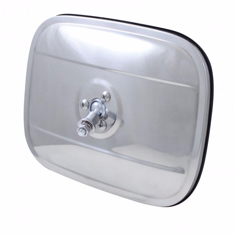 1947-72 Chevrolet / GMC Truck Exterior Mirror Head 5 1/2" X 7 1/2" Rectangular Polished Stainless Steel. Each.