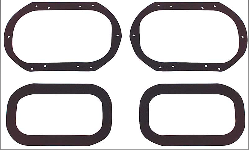 1960-66 C-10 LOWER VENT DOOR, GASKET SEAL SET