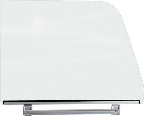 1964-66 C/10 Side Window With Lower Glass Channel, RH, Clear Glass, Each.