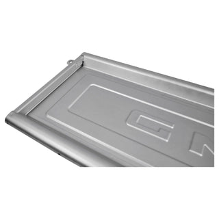 1954-87 GMC Truck Tailgate "GMC" (Stepside) EDP Black, GM Restoration, Replaces GM# 2452075, Each.