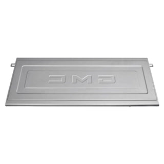 1954-87 GMC Truck Tailgate "GMC" (Stepside) EDP Black, GM Restoration, Replaces GM# 2452075, Each.