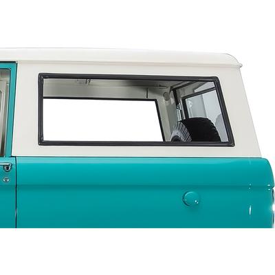 1966-77 Bronco; Quarter Window Seal; Without Exterior Trim Groove; LH
