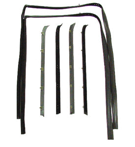 1981-1987 C/10 Window Felts Sweeps Fuzees weather-strip (WFK-1111-81-A)