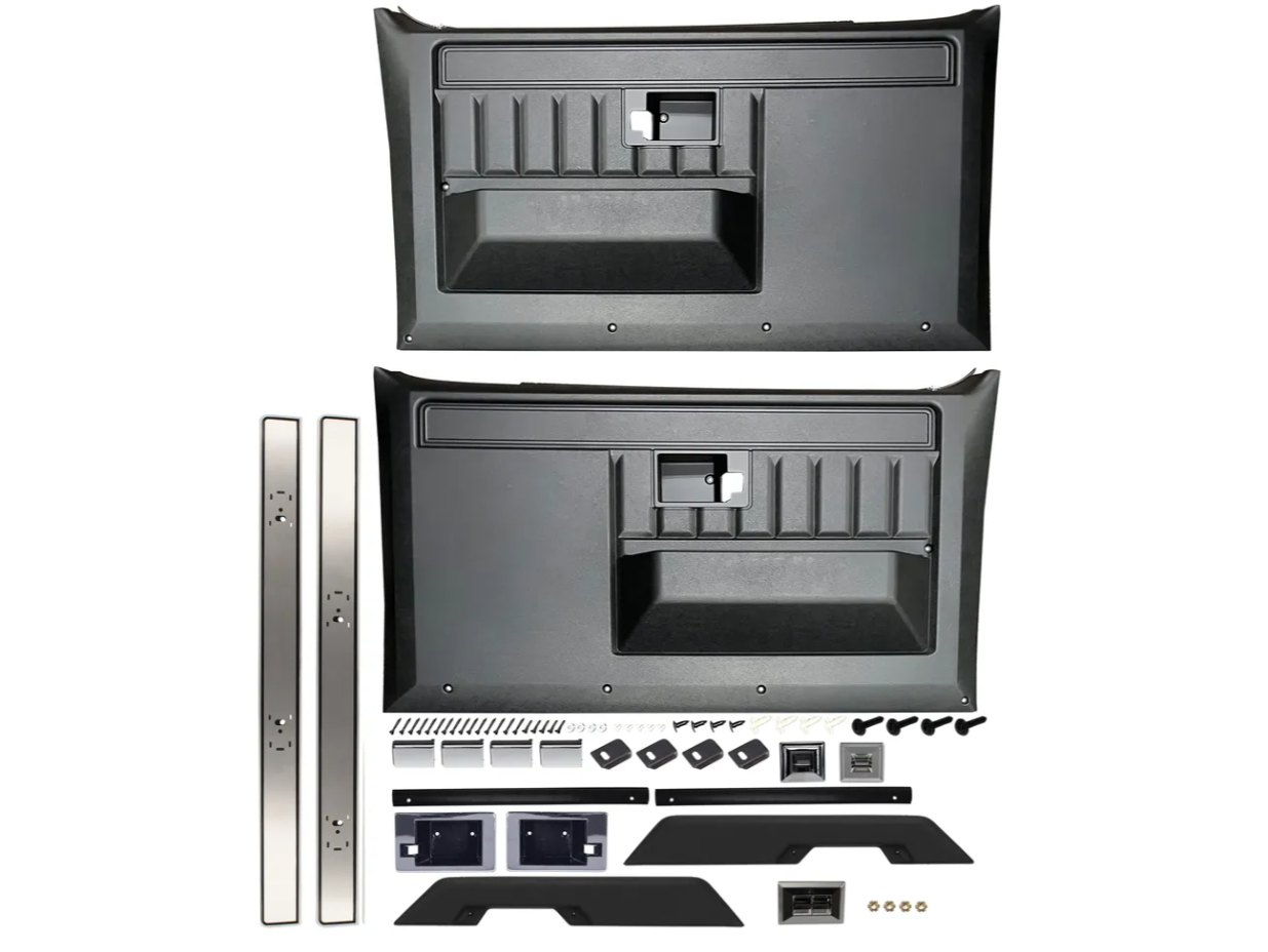 1981-87 C/10, Deluxe Door Panel Kit