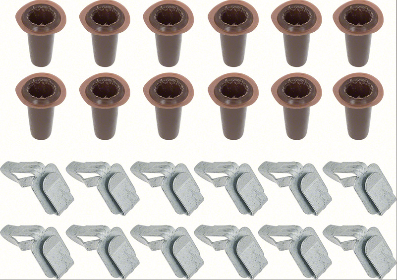 1958-1981 GM Door Panel Clip and Plug set 24pc