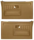 1981-87 C/10 Front Door Panels, (SADDLE) Pair.
