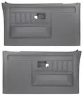1981-87 C/10 Front Door Panels, (GRAY) Pair.