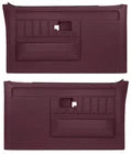1981-87 C/10 Front Door Panels, (BURGUNDY) Pair.