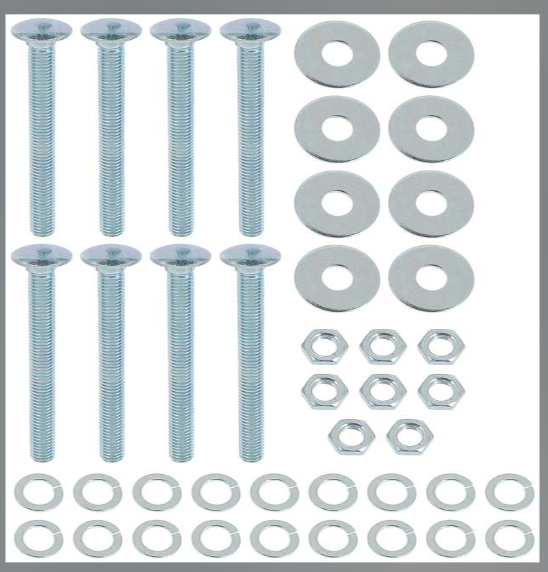 1967-72 C-10 Long/Short Bed to Frame Bolt Set, Mounting Kit STEEL