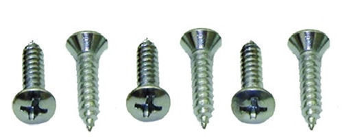 1970-1981 Camaro sunvisor Support Mounting Screw set (6)