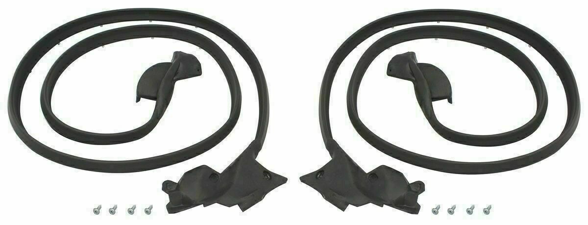 1973-1977 Monte Carlo 2 Door HT Door Weatherstrip Seals (5018)