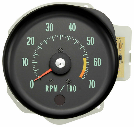1970 Chevelle Tachometer in Dash 5500 red line