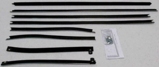 1970-1972 Skylark Convertible window felts fuzzie sweep weatherstrip