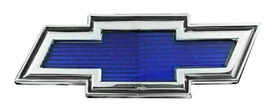 1969 1970 C/10 Hood Grille Emblem Bowtie Blue