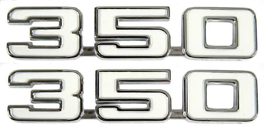 1969 Camaro 350 fender emblem PAIR