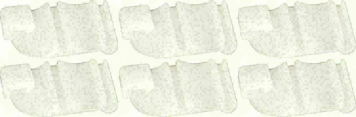 1968-72 Nova headliner bow clip 6pc set