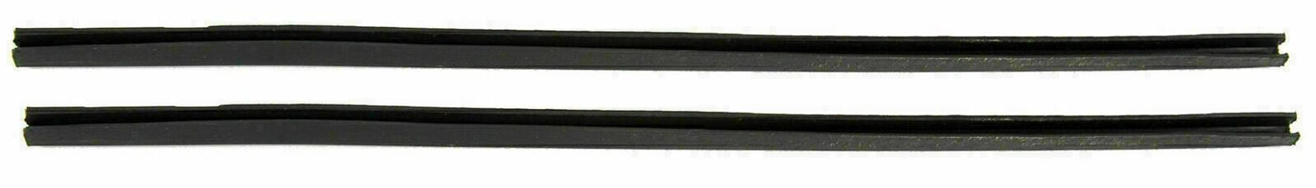 67-69 CAMARO QUARTER WINDOW MOLDING INSERTS, PAIR