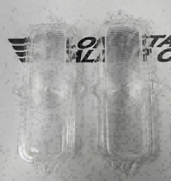 1960-1966 Chevrolet Pickup Truck Clear Park Light Park lamp Lens, Pair