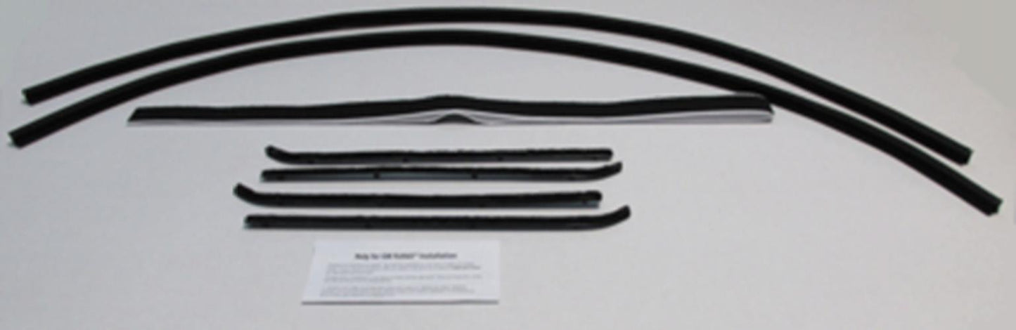 1955-1959 Chevrolet Truck window felts sweep fuzzie Weatherstrip Seal Kit