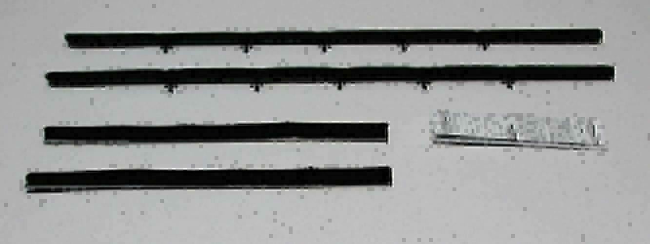 1966-1967 Chevelle Convertible outer only window felt sweeps fuzzie weatherstrip