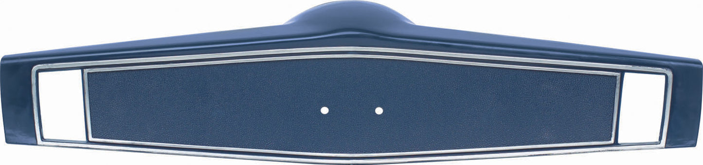 1969-70 Steering Wheel Shroud; Dark Blue; with Silver Trim