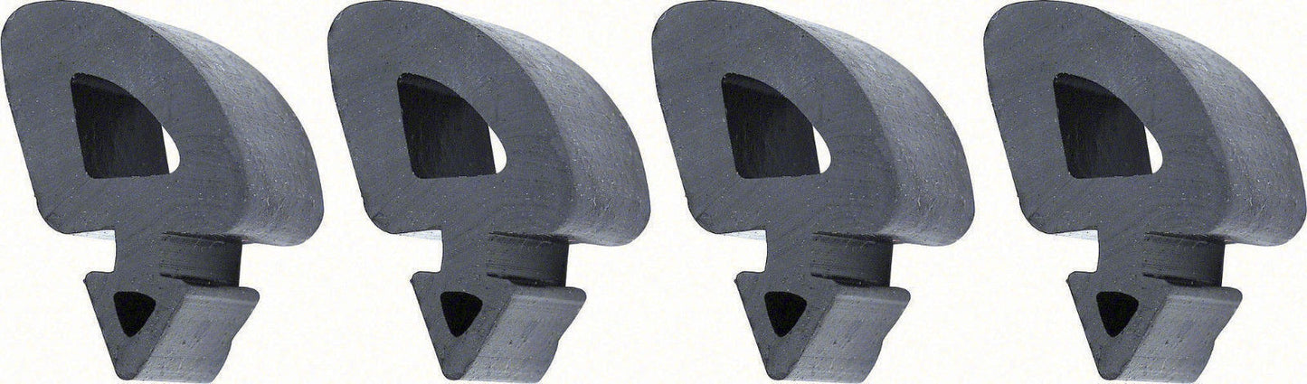 1967-1972 Truck Hood Panel Side Stoppers, Set Of 4