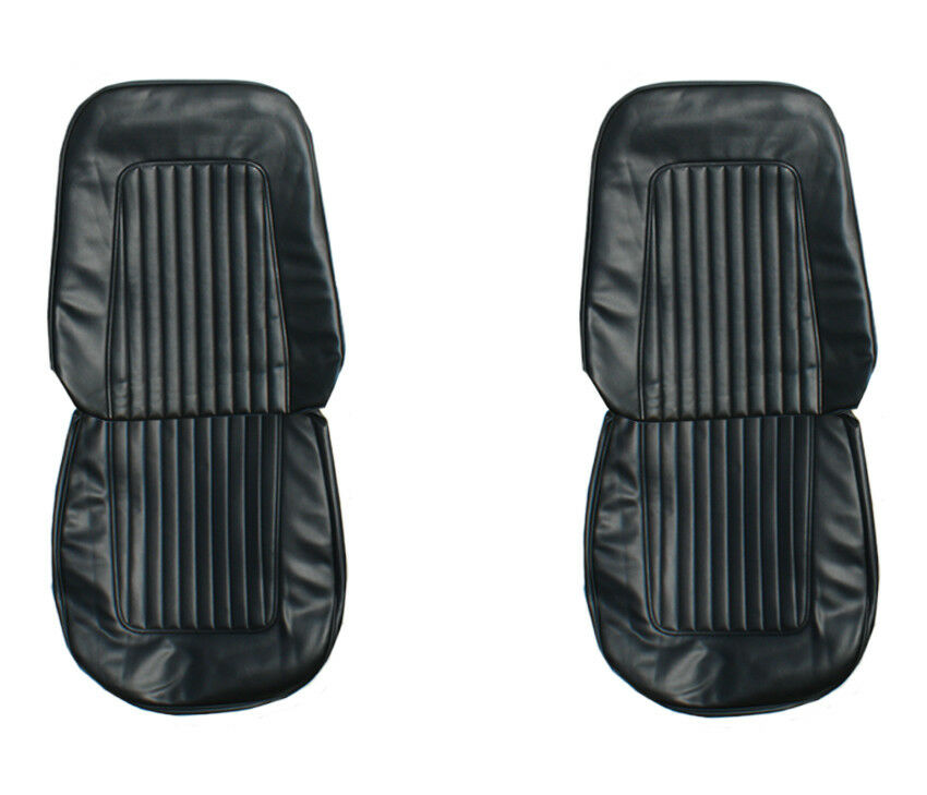 1967 1968 Camaro Front seat covers upholstery Bucket Black