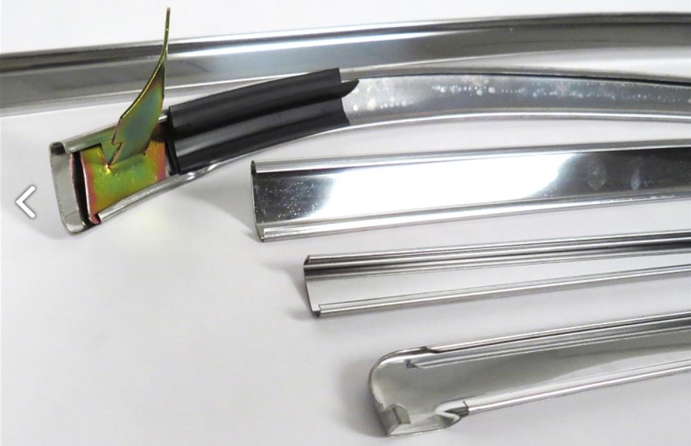 1967-1969 Camaro Coupe Front Windshield Molding 5pc