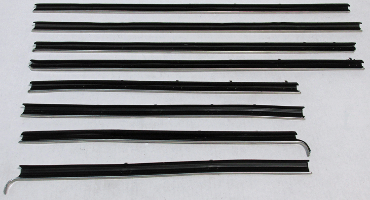 1966-1967 Skylark 2 Door Hardtop Replacement Feltkit (8pcs)
