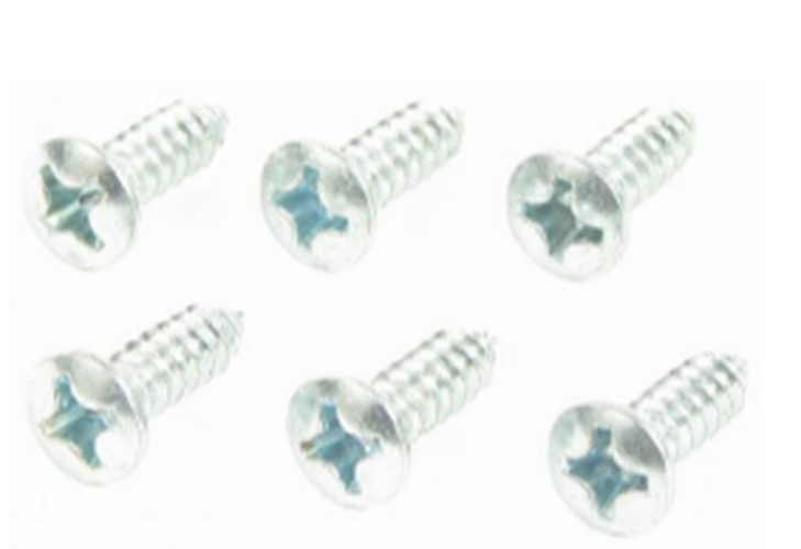 1947-66 Chevy, GMC Truck; Sunvisor Mounting Screw Set; 6 Piece Set