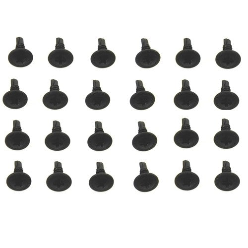 1967-1969 CAMARO ROOF RAIL WEATHERSTRIP CHANNEL SCREW KIT 24pcs