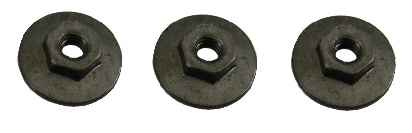 Quarter window 1/4 track mounting nut set of 3 1967-1969 camaro firebird