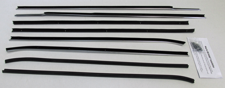 1961 Impala 2 Door Hardtop Replacement Feltkit (8pcs)