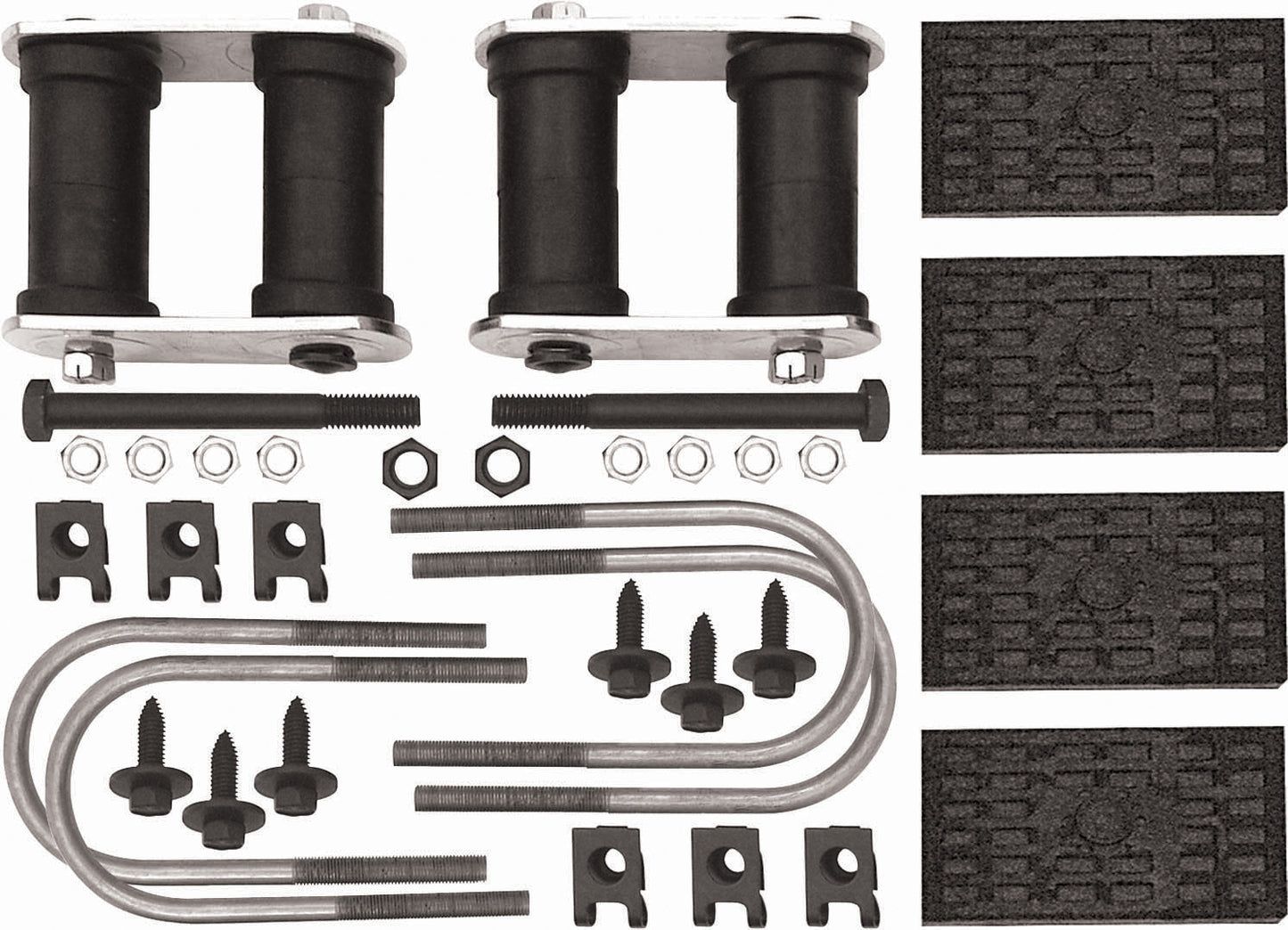 1967-1969 Camaro Rear leaf spring multi-leaf w/o Sway bar installation kit