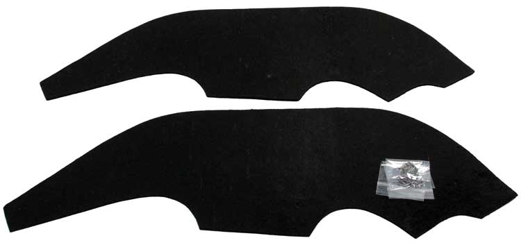 1969 Nova Chevy II A-arm splash dust shield weatherstrip