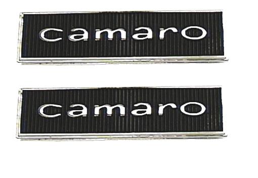 1967 Camaro Standard door panel " CAMARO" emblem pair