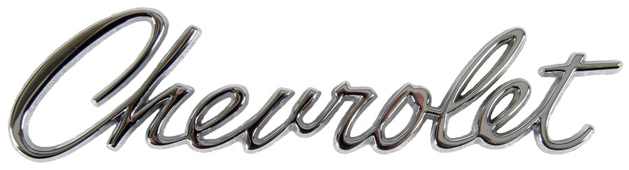 67 CAMARO HEADER/TRUNK "CHEVROLET" EMBLEM