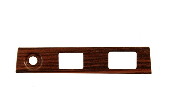 1969 Camaro Dash Woodgrain Plate, With Defroster or Power Top - W-385A