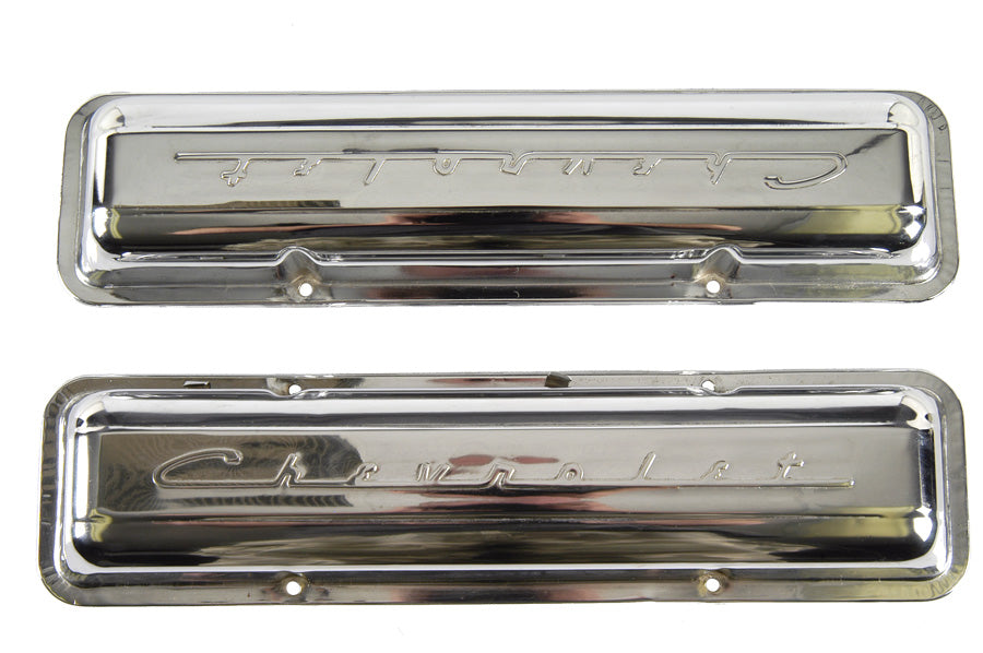 1967 Camaro SS 350 Chrome Valve Covers pair