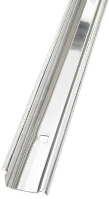 1954-59 C/10 Bed Angled Strips, Shortbed, Stepside, Polished Stainless Steel. Pair.