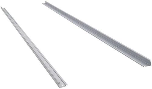 1960-66 C/10 Bed Angled Strips, Shortbed, Stepside, Zinc, (77-1/8"). Pair.