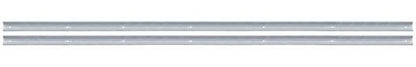 1960-66 C/10 Bed Angled Strips, Shortbed, Stepside, Zinc, (77-1/8"). Pair.