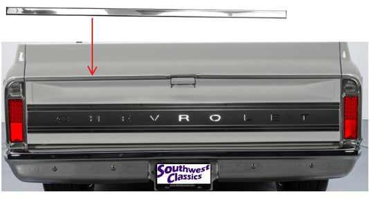 1967-72 Chevrolet  / GMC Truck Upper Tailgate Molding -Fits LH- (Replaces GM# 3917741) Each.
