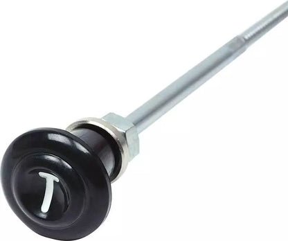 1955-59 Chevrolet / GMC Truck Throttle Cable & Knob, Black Knob (Replaces GM# 1992654) Each.