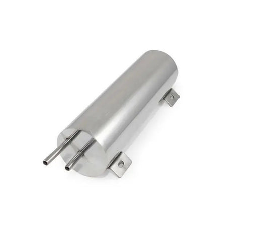 Universal Radiator Overflow Tank 13''  Polished Stainless Steel (with Hardware). Each.