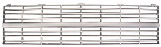 1983-84 Chevrolet Truck Inner Grill, Silver, Single Headlights, Without Emblem Provisions, Each.