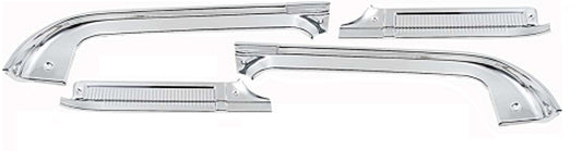 1977-87 Chevrolet / GMC Truck Door Sill Plate Kit, 4 PCS,  Kit Includes Front of Front Door Sill Plates LH and RH and Rear of Front Door Sill Plates LH and RH, Kit.