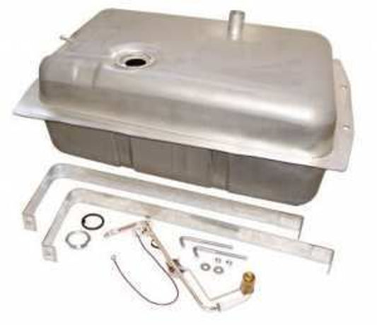 1967-72 Chevrolet / GMC Truck Bed Fill / Frame Rail Mount Fuel Tank Relocation Kit (17 Gallons) Kit Includes; Fuel Tank (17 Gallons) Fuel Tank Straps and Hardware, Sending Unit (3/8" Line/0-90 ohms) Sending Unit Gasket Sending Unit Lock Ring. Kit.