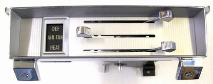 1967-72 C/10 Heater Control Assembly, Chrome Face, without A/C. Each.